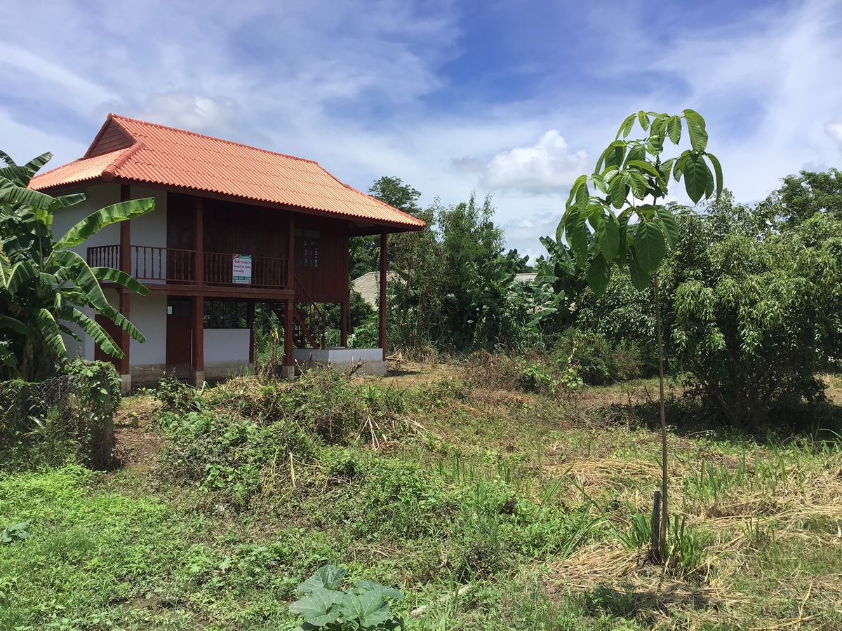 For SaleHouseLamphun : 2 -storey detached house for sale, Lanna style, natural atmosphere, Ping River, Lamphun Province