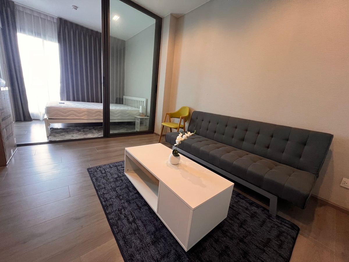 ให้เช่าคอนโดรัตนาธิเบศร์ สนามบินน้ำ พระนั่งเกล้า : เช่าคอนโด The Politan Aqua วิวแม่น้ำ รถไฟฟ้าสถานีพระนั่งเกล้า 1 นอน 1 น้ำ  เฟอร์นิเจอร์และเครื่องใช้ไฟฟ้าครบ