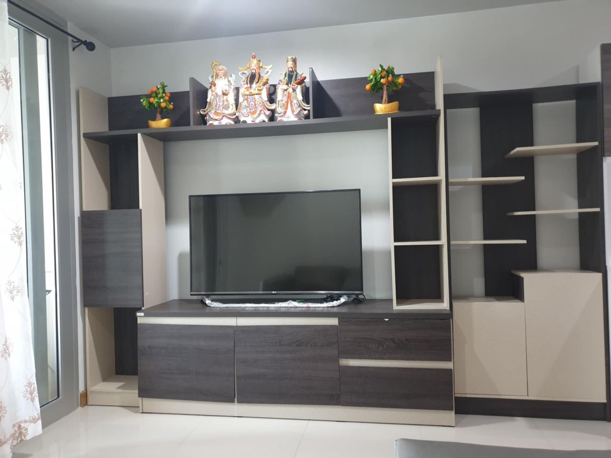 CondoRatchadapisek, Huaikwang, Suttisan : For rent/sale: Condo Le Rich Ratchada-Sutthisan (1 bedroom), 5th floor, near MRT Sutthisan Station, 200 meters.