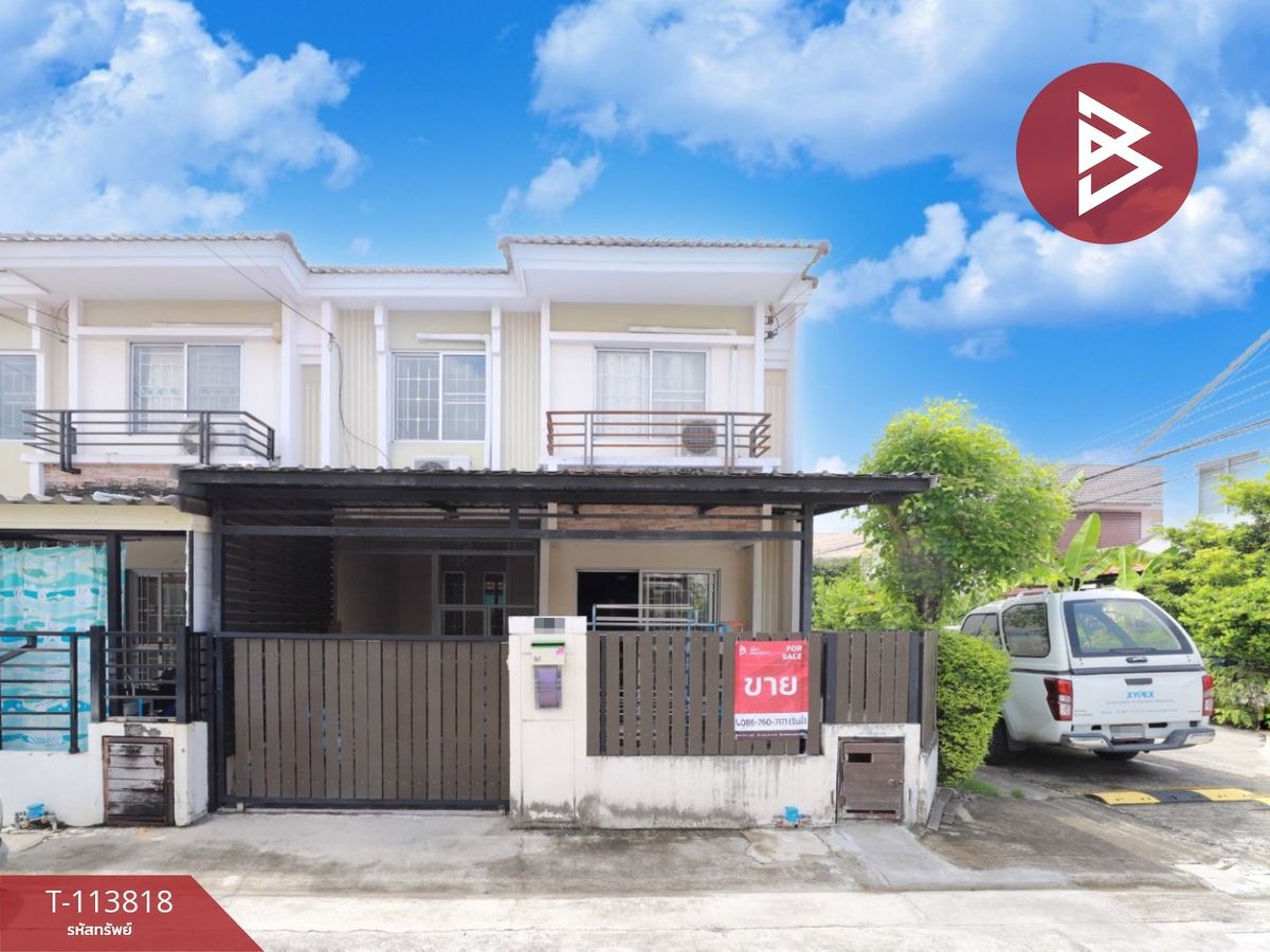 ขายทาวน์โฮมสมุทรปราการ สำโรง : ขายทาวน์เฮ้าส์ หมู่บ้านพฤกษาทาวน์ สุขุมวิท-เทพารักษ์ กม.1 สมุทรปราการ