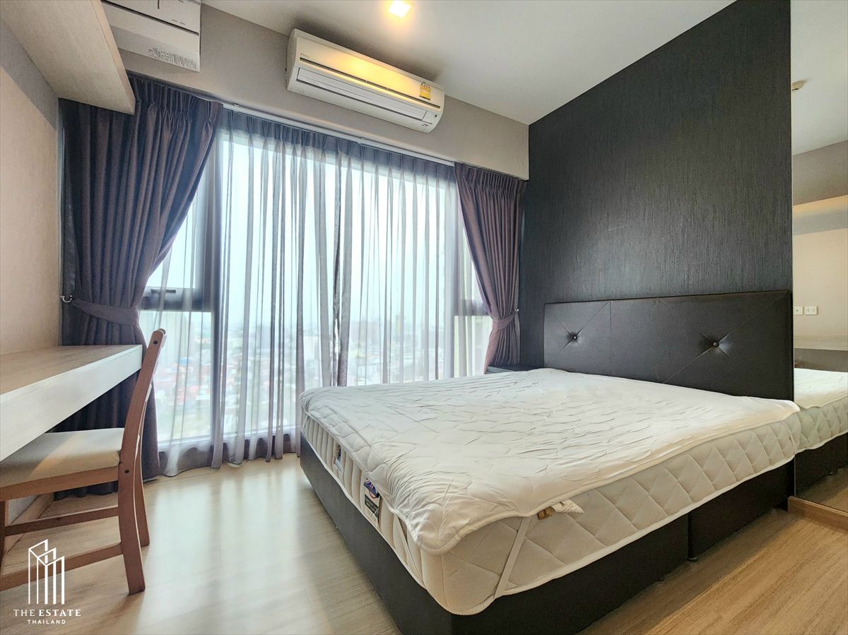 ให้เช่าคอนโดอ่อนนุช อุดมสุข : For rent Whizdom Connect ชั้นสูง ห้องอยู่ทิศใต้ 29.36 sq.m. 1 bedroom @16,000 Baht