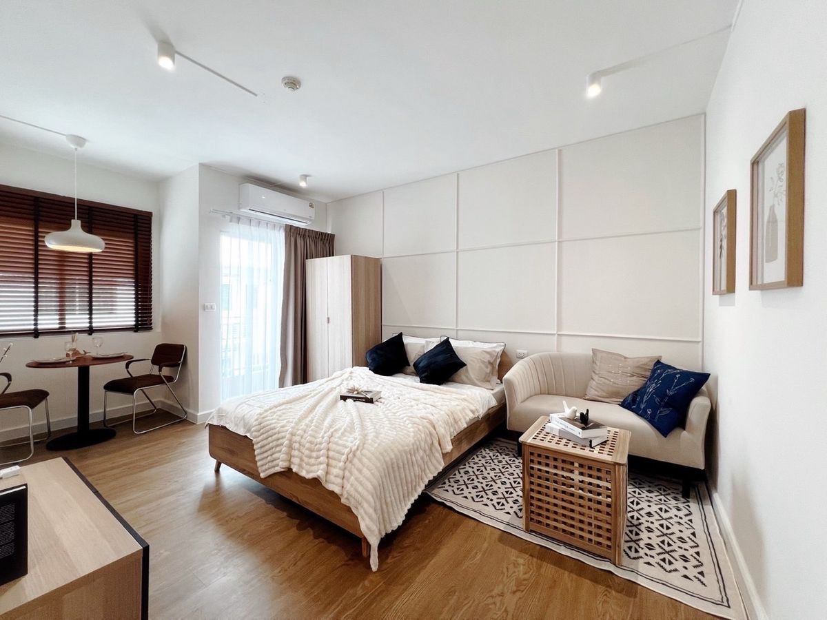 ขายคอนโดอ่อนนุช อุดมสุข : ห้องสวยสไตล์มินิมอล ผ่อนเบามากเริ่มต้น 4,000 บาท ราคาน่ารัก เเถมได้เฟอร์ครบ จุกๆเเบบน มายคอนโด สุขุมวิท 103