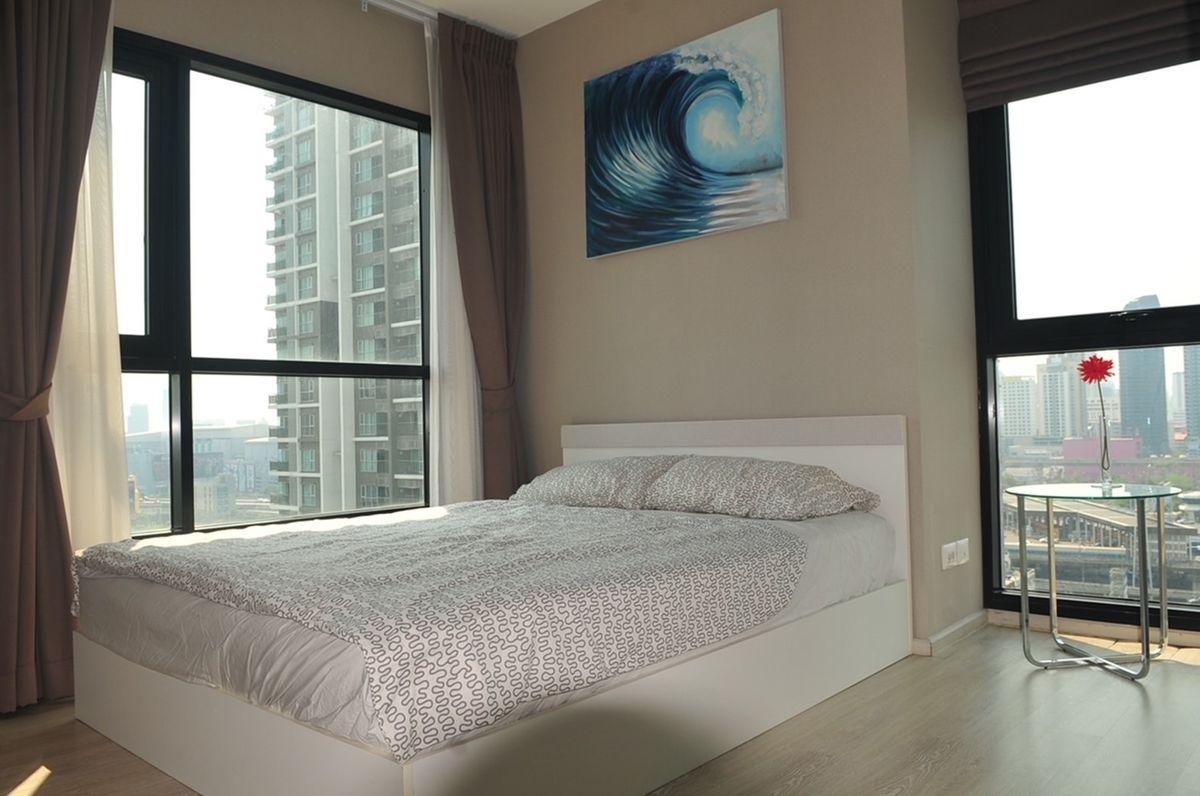 ให้เช่าคอนโดพระราม 9 เพชรบุรีตัดใหม่ RCA : For Rent Condolette Midst Rama 9 fully furnished (S15-32338)