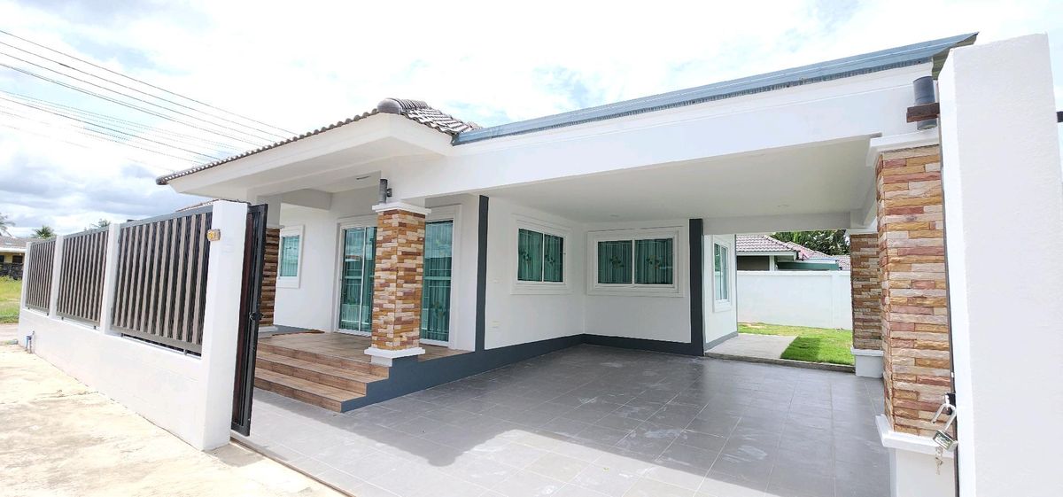 ขายบ้านพัทยา บางแสน ชลบุรี สัตหีบ : บ้านเดี่ยวอ่างเก็บน้ำมาบประชันราคาถูก