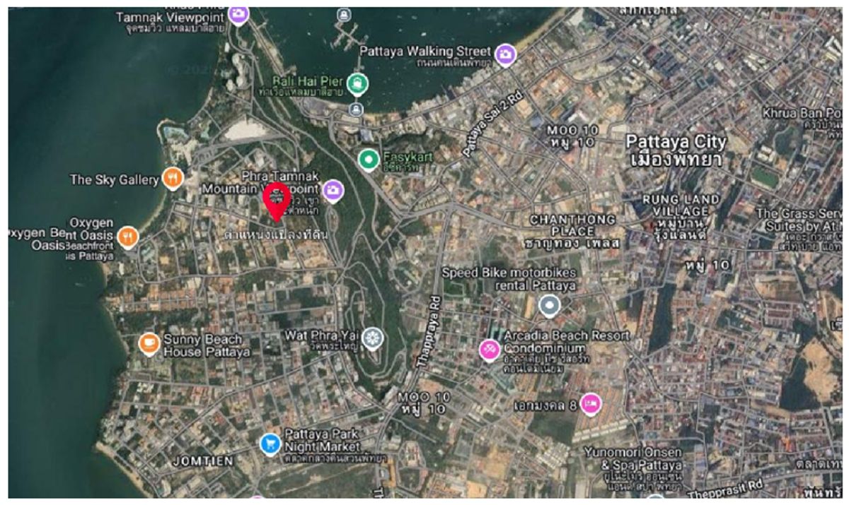 For SaleLandPattaya, Bangsaen, Chonburi : Golden Land, Pattaya - Khao Phra Palace. Urgent sale!