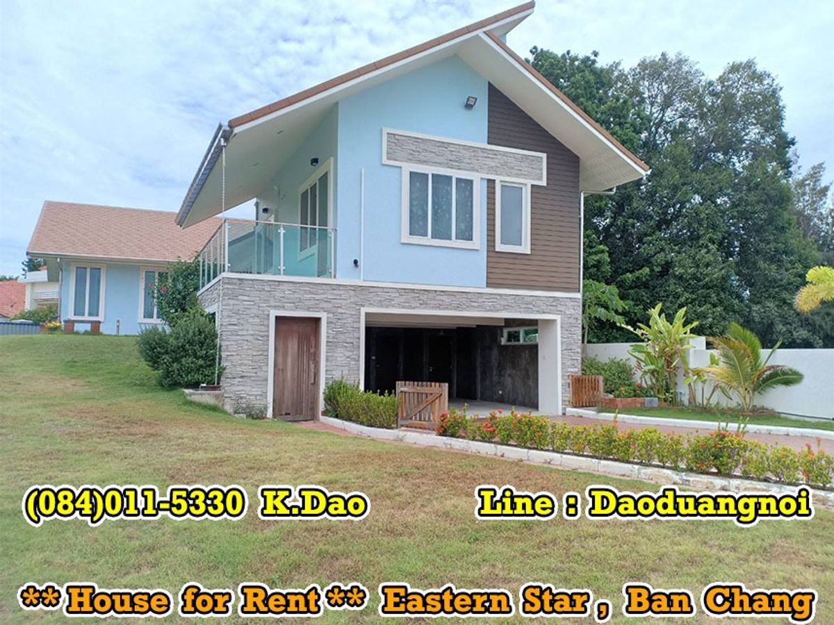 For RentHouseRayong : Eastern Star Golf Course, Ban Chang *** Modern House for Rent ***
