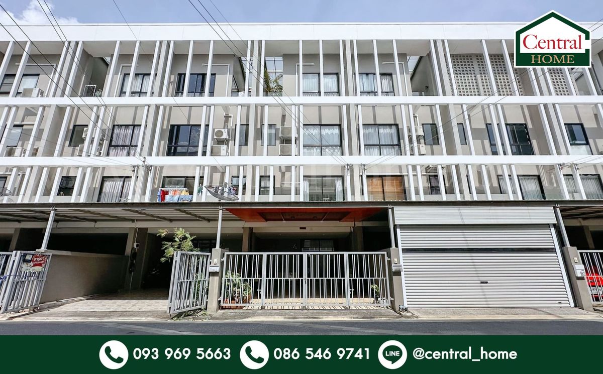 ขายทาวน์โฮมบางนา แบริ่ง ลาซาล : ทาวน์โฮม 3.5 ชั้น วาย เรซิเดนท์ สุขุมวิท 113 ต่อเติมพร้อมอยู่
