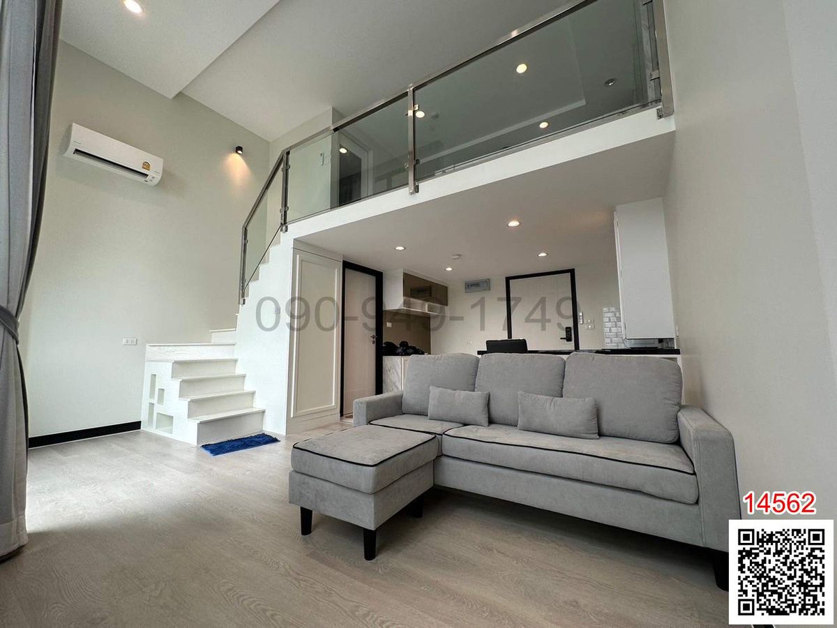For RentCondoOnnut, Udomsuk : Condo rental Thames Residence Luxury Loft style condo, Soi Sukhumvit 107, near BTS Bearing