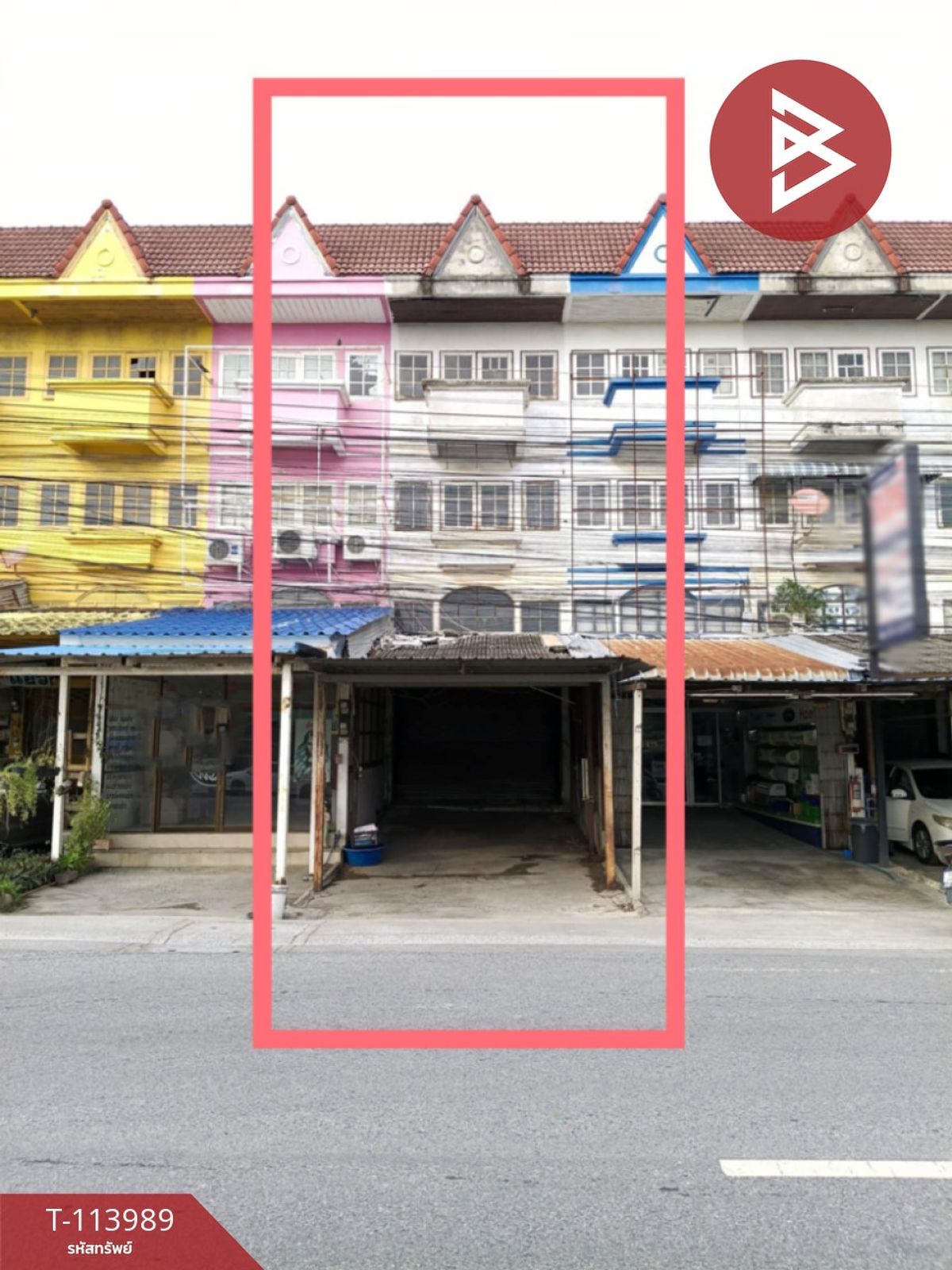 ขายอาคารพาณิชย์ฉะเชิงเทรา : ขายอาคารพาณิชย์ 3 ชั้นครึ่ง เนื้อที่ 20.2 ตารางวา บางปะกง ฉะเชิงเทรา