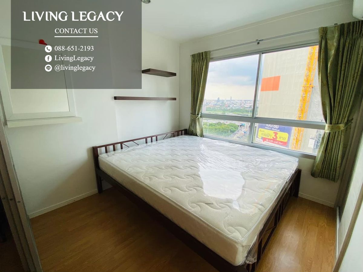 ให้เช่าคอนโดพัฒนาการ ศรีนครินทร์ : SF5YTC ให้เช่าคอนโด Lumpini Place Srinakarin - Huamark Station 26 ตร.ม. ชั้น 25 line id : @livinglegacy
