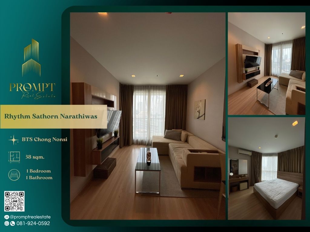 For RentCondoSathorn, Narathiwat : QR02940 - Rhythm Sathorn Narathiwas :  ริทึ่ม สาทร - นราธิวาส - BTS Chong Nonsi / BRT Sathorn