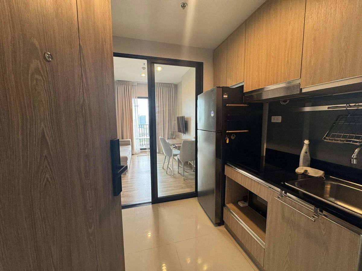 For RentCondoBangna, Bearing, Lasalle : For rent 📍 Niche Mono Sukhumvit - Bearing 📍 Near BTS Bearing, complete with furniture and electrical appliances