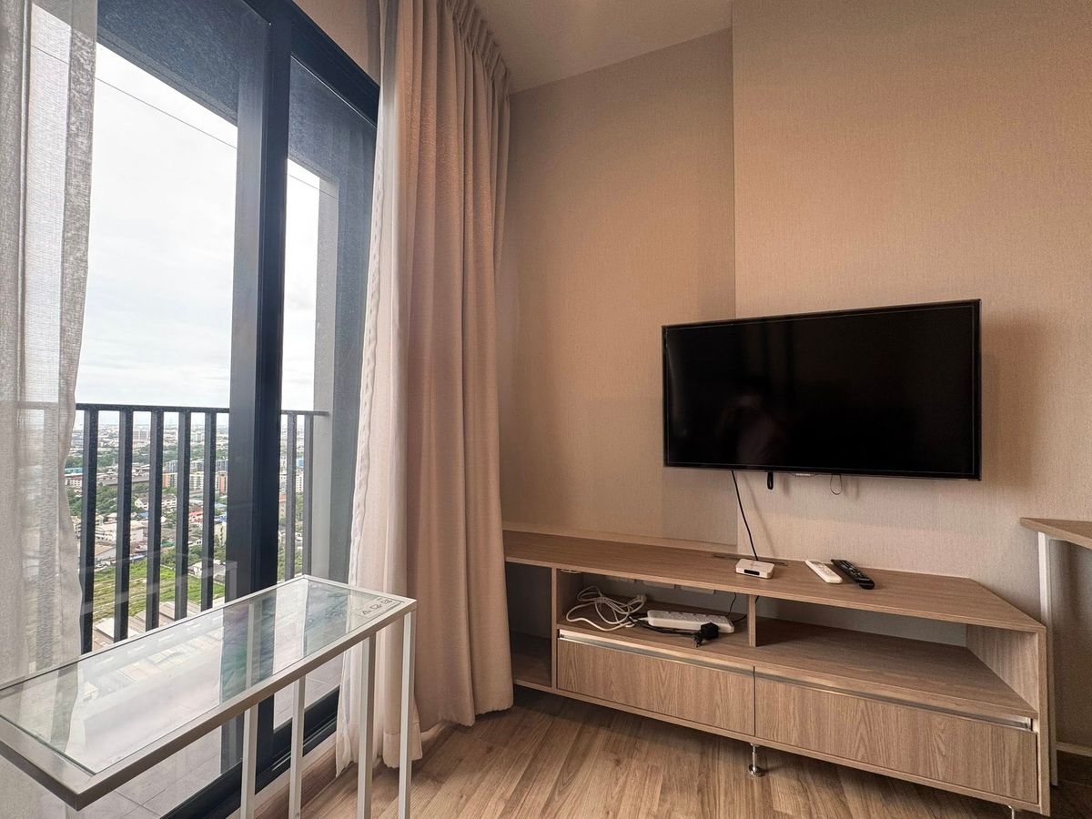 For RentCondoBangna, Bearing, Lasalle : For rent 📍 Niche Mono Sukhumvit - Bearing 📍 Near BTS Bearing, complete with furniture and electrical appliances