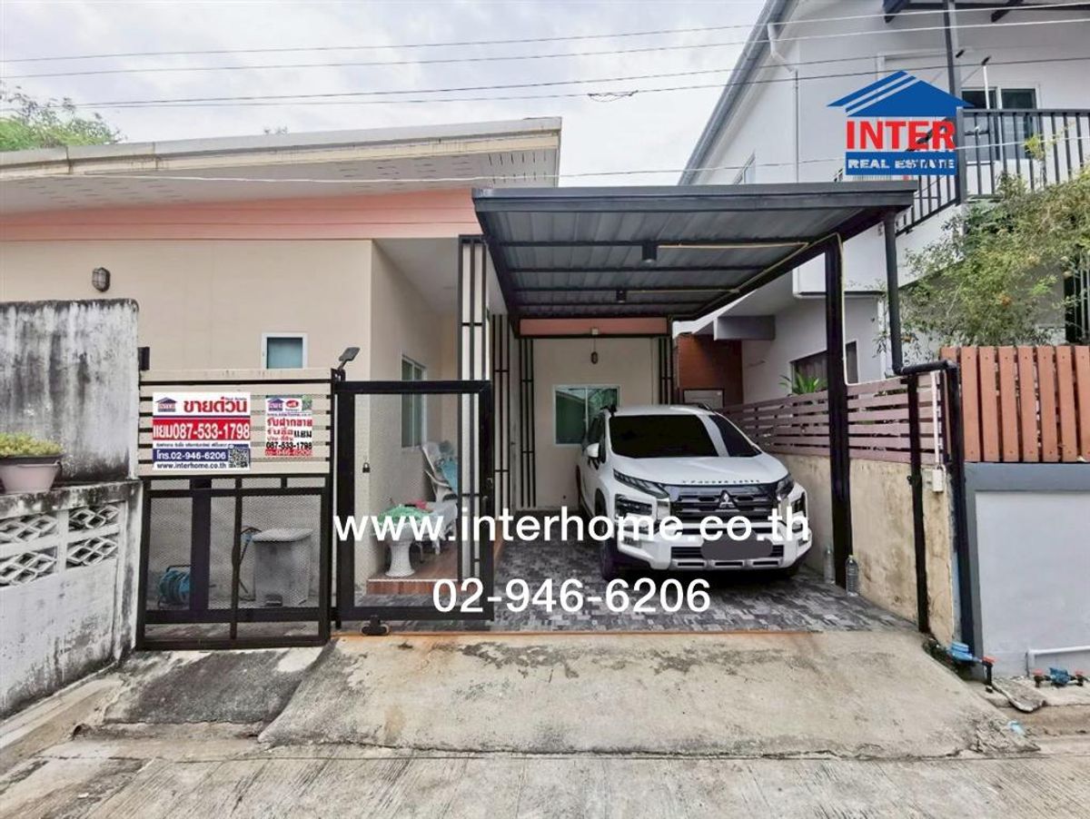 ขายบ้านราษฎร์บูรณะ สุขสวัสดิ์ : บ้านเดี่ยว 1 ชั้น 24 ตร.ว. หมู่บ้านพรเทพ สุขสวัสดิ์74 ใกล้บิ๊กซีสุขสวัสดิ์ ซอยสุขสวัสดิ์74 ถนนสุขสวัสดิ์ พระประแดง สมุทรปราการ