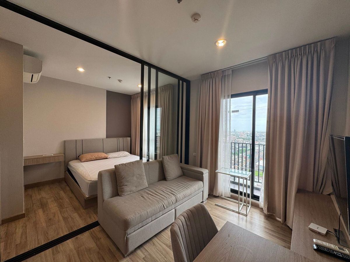 For RentCondoBangna, Bearing, Lasalle : For rent 📍 Niche Mono Sukhumvit - Bearing 📍 Near BTS Bearing, complete with furniture and electrical appliances