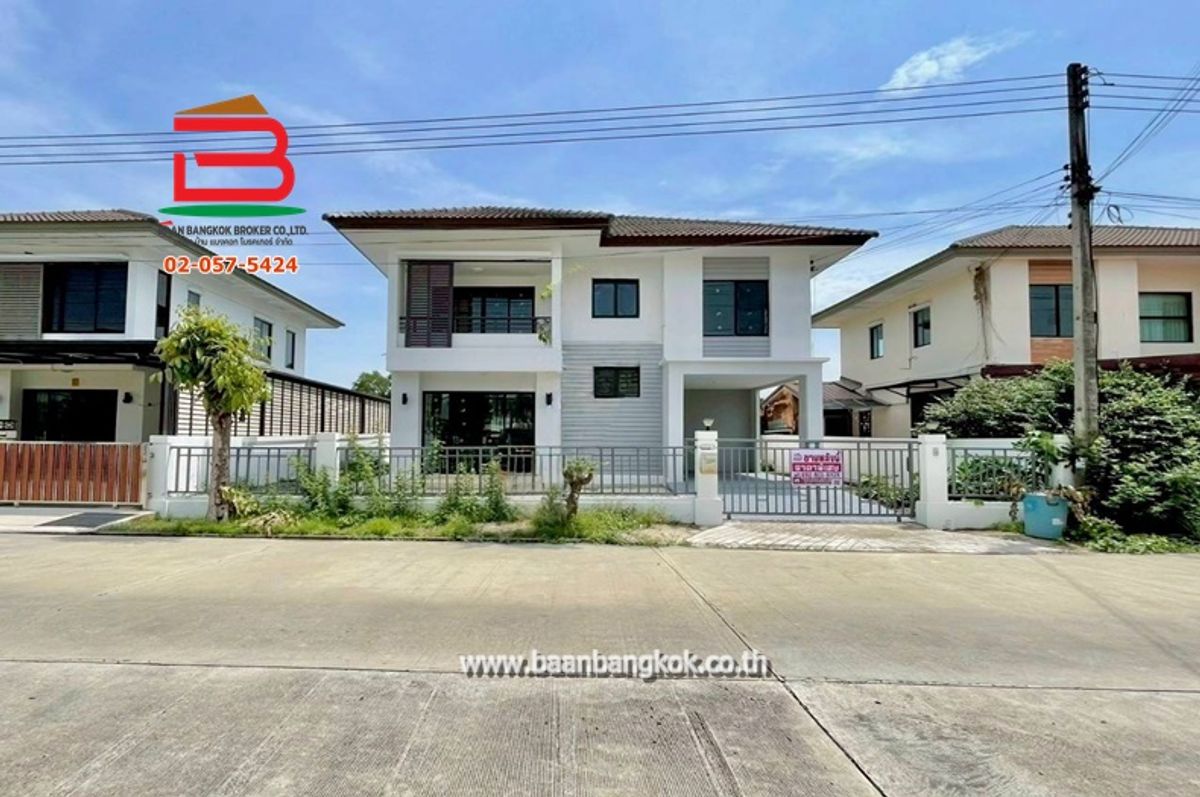 ขายบ้านปทุมธานี รังสิต ธรรมศาสตร์ : บ้านเดี่ยว หมู่บ้าน พฤกษาวิลเลจ 21 (ดีไลท์) ลำลูกกา คลอง4 เนื้อที่ 50.3 ตรว. ถนนลำลูกกา ตำบลลาดสวาย อำเภอลำลูกกา จังหวัดปทุมธานี
