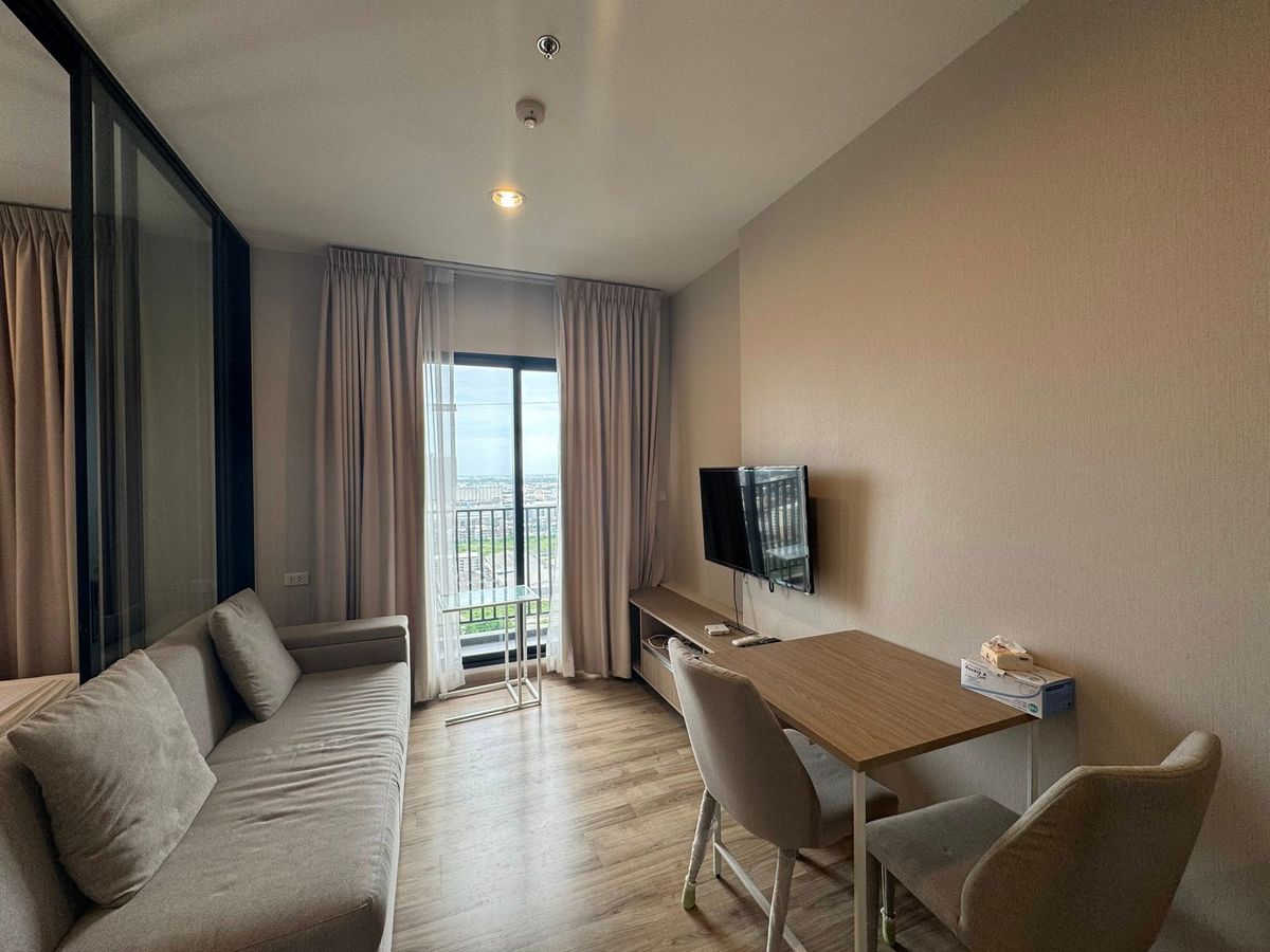 For RentCondoBangna, Bearing, Lasalle : For rent 📍 Niche Mono Sukhumvit - Bearing 📍 Near BTS Bearing, complete with furniture and electrical appliances