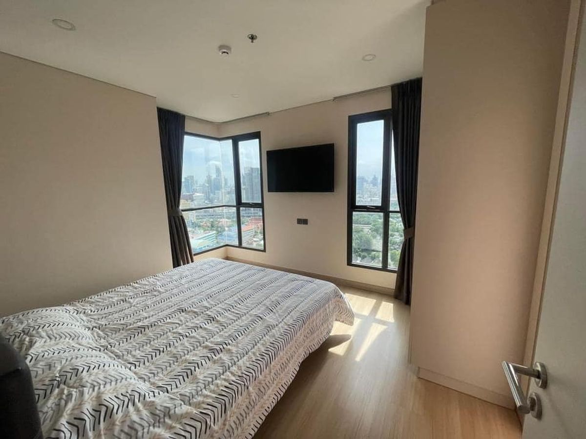 For RentCondoRama9, Petchburi, RCA : P-38773 🏢Condo for rent Lumpini Suite Phetchaburi-Makkasan fully furnished (Confirm again when visit). 🔥🔥🔥 Line Id: @easythaihome 085-592-2897