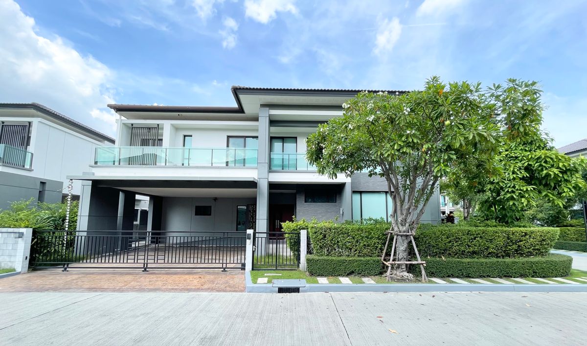 ให้เช่าบ้านบางนา แบริ่ง ลาซาล : ให้เช่า บ้านเดี่ยว The City บางนา 5 ห้องนอน ตกแต่งสวย แปลงมุม ใกล้ MEGA บางนา