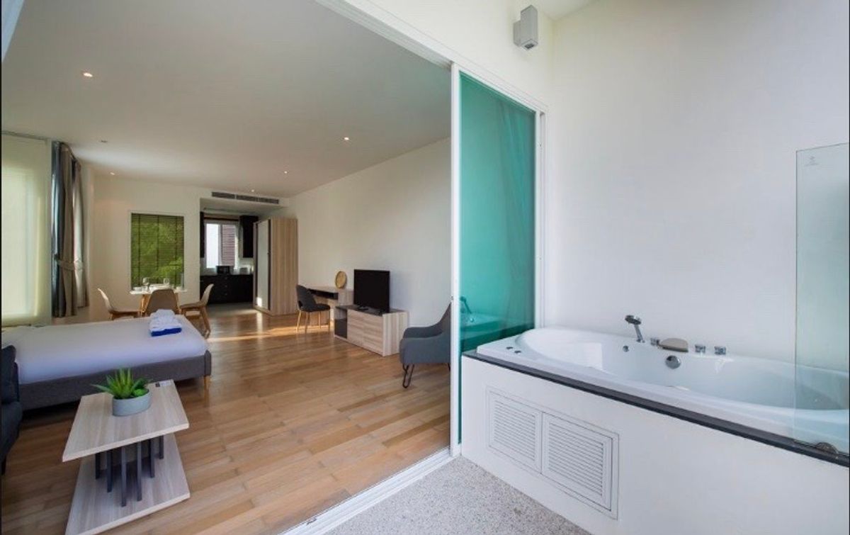 ขายคอนโดภูเก็ต : ประกาศขายห้องชุดพร้อมผู้เช่า 10% Yield - โครงการ Kamala Falls ภูเก็ต | รายได้ค่าเช่า 100,000 บาท/เดือน | ราคาพิเศษ 12 ล้านบาท | 