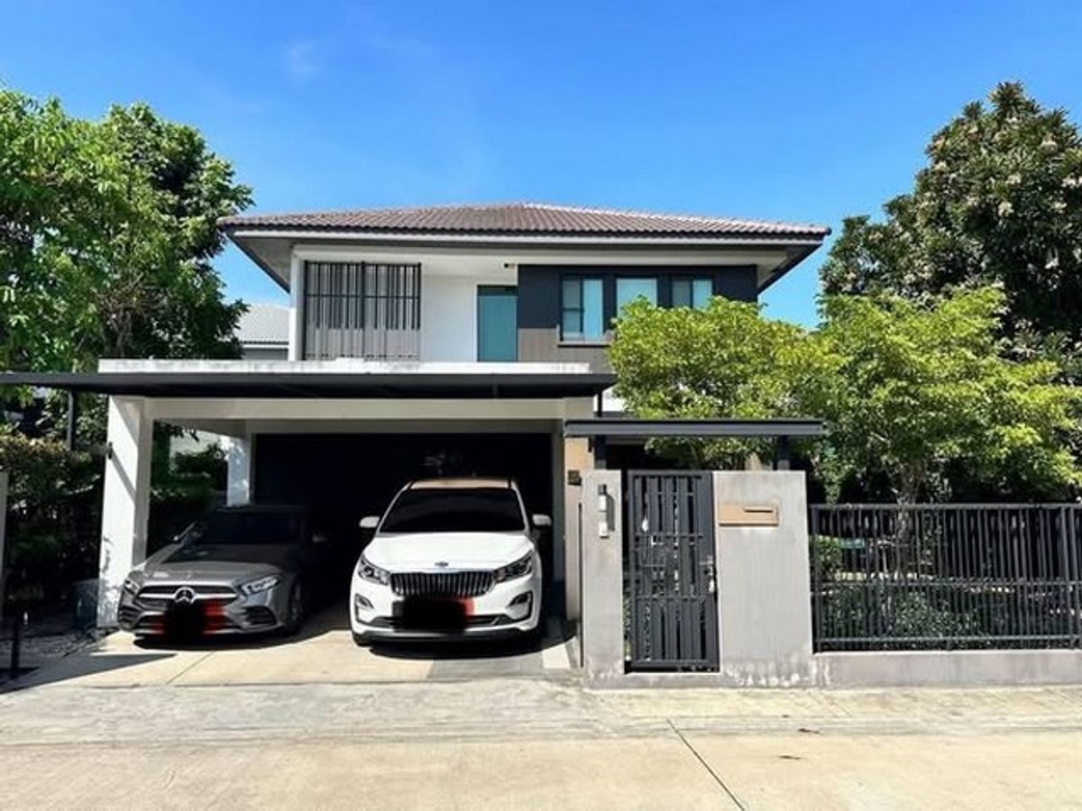 ให้เช่าบ้านสมุทรปราการ สำโรง : HR2557ให้เช่าบ้านเดี่ยว หมู่บ้านมัณฑนา บางนา กม7 - Fully furnished ใกล้ห้างเมกาบางนาเพียง2กิโลเมตร