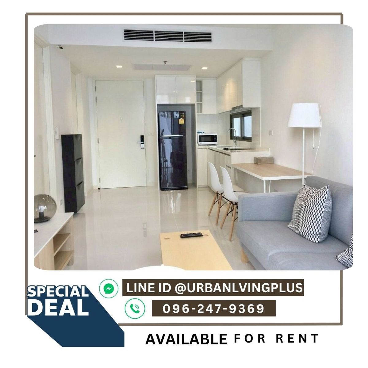 ให้เช่าคอนโดสาทร นราธิวาส : ( U20250612300 ) Tel/Line 096-2479369 !! ให้เช่า นาราไนท์ 1 ห้องนอน 1 ห้องน้ำ 43 ตร.ม. ห้องสวย ทิศเหนือ !!! 🔥🔥🔥