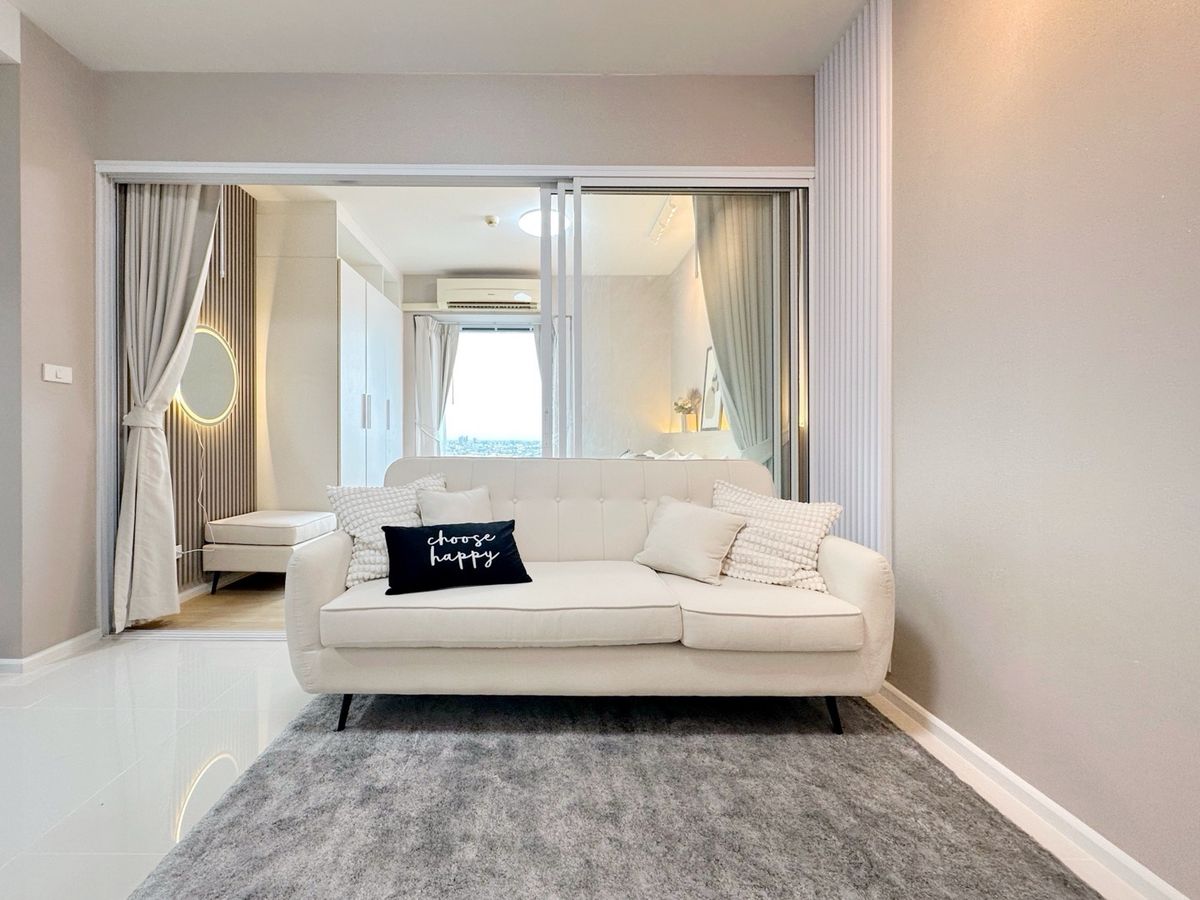 ขายคอนโดรามคำแหง หัวหมาก : ขาย!! Fuse Mobius รามคำแหง บิ้วอิน พร้อมอยู่ เฟอร์ใหม่ยกห้อง ใกล้ Airport Rail Link รามคำแหง