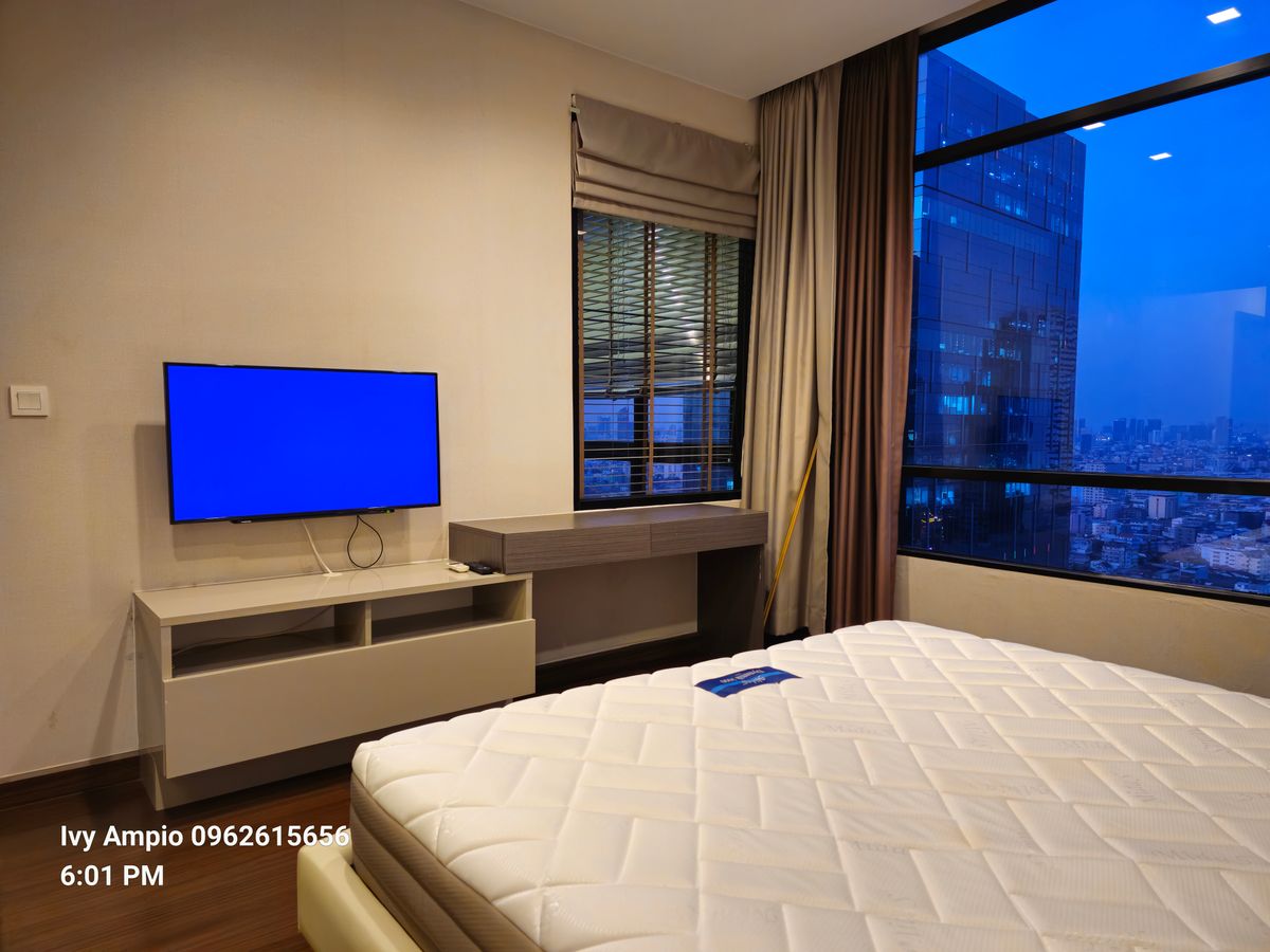 For RentCondoRatchadapisek, Huaikwang, Suttisan : Condo for  RENT ให้เช่า **IVY Ampio ห้องกว้างมาก 84 ตรม. 2 นอน 2 น้ำ เฟอร์ครบ พร้อมอยู่@58,000บาท/month  ห้องกว้างมาก 84 ตรม. 2 นอน 2 น้ำ เฟอร์ครบ พร้อมอยู่    Location : Ratchadaphisek  Rental Price : 58,000 Baht/Month  Condominium near MRT : Thai Cultur