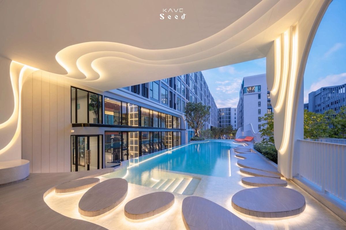 ขายคอนโดเกษตรศาสตร์ รัชโยธิน : ผ่อนสบายเพียง 6,900/เดือน ⚜️KAVE Seed Kaset⚜️ ฟรีเงินดาวน์ 0 บาท  ขายขาดทุนจากโครงการ