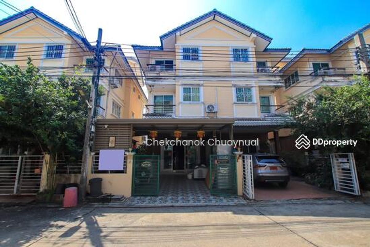 ขายบ้านพุทธมณฑล ศาลายา : ขายถูก บ้านแฝด 3ชั้น ม.อิ่มอัมพร ทวีวัฒนา20 4ห้องนอน 4ห้องน้ำ ทิศเหนือ 3.15ลบ.