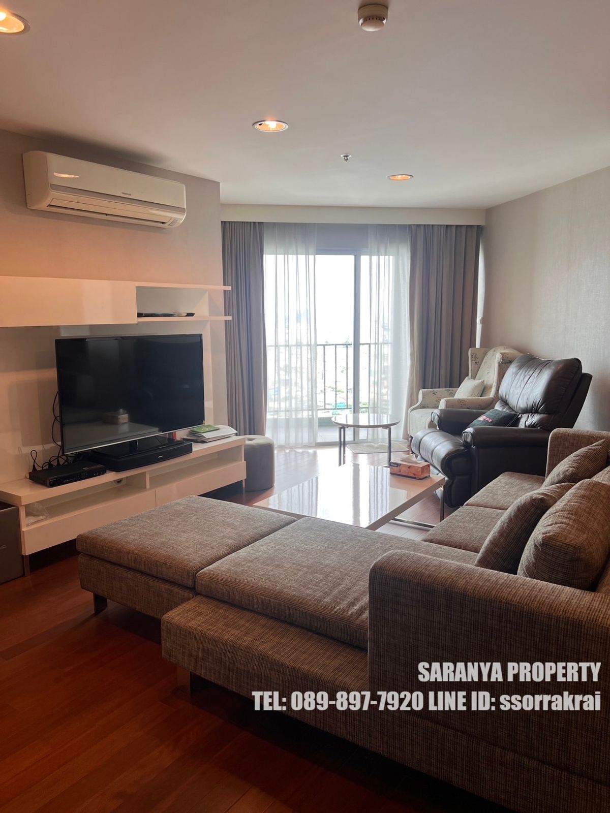 ให้เช่าคอนโดพระราม 9 เพชรบุรีตัดใหม่ RCA : Belle Grand Rama 9 for rent 3 bedrooms 2 bathrooms Bht. 63,000