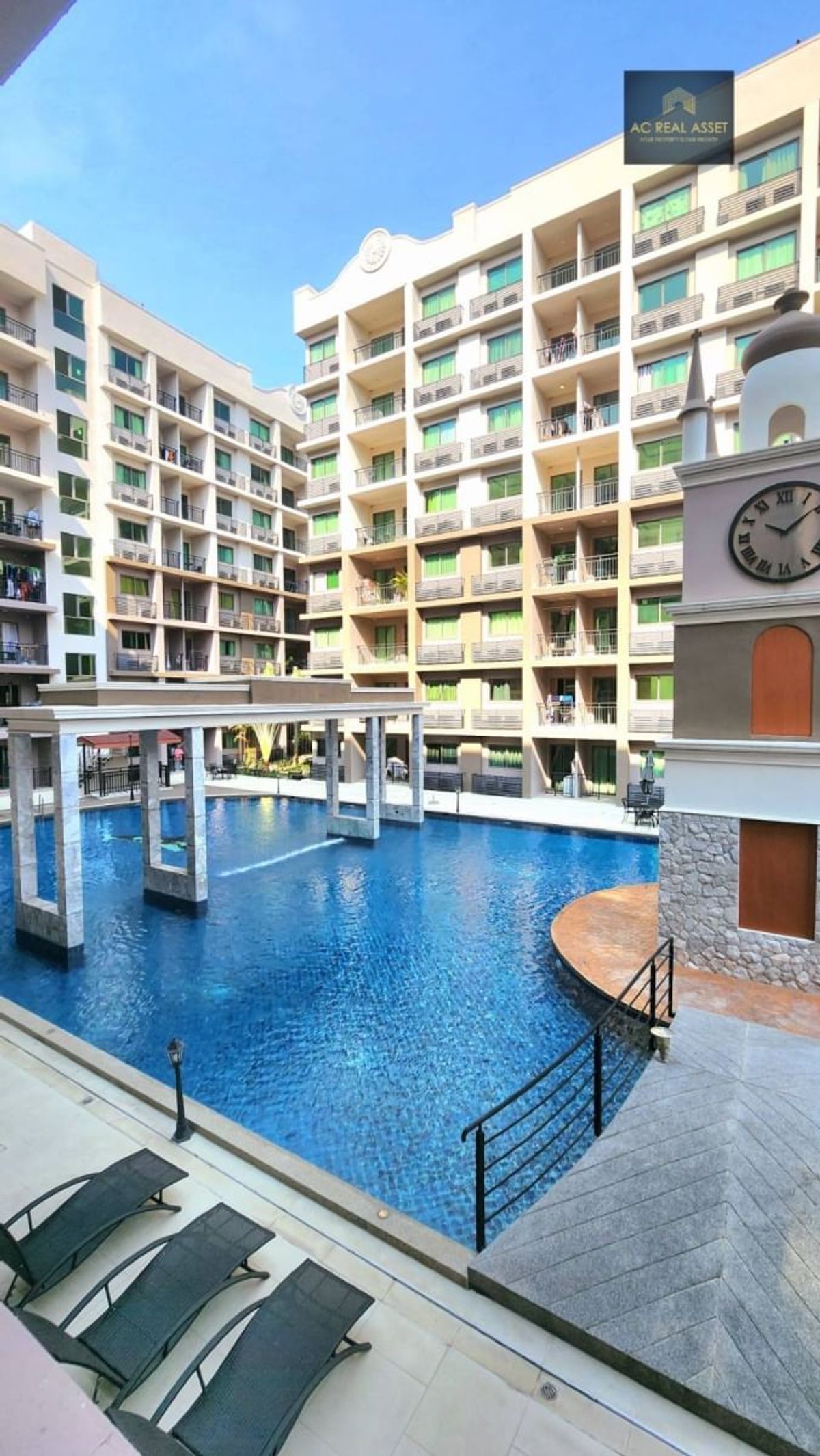 For SaleCondoPattaya, Bangsaen, Chonburi : Arcadia Beach Continental  2 bedroom   Fully Furnished Pattaya