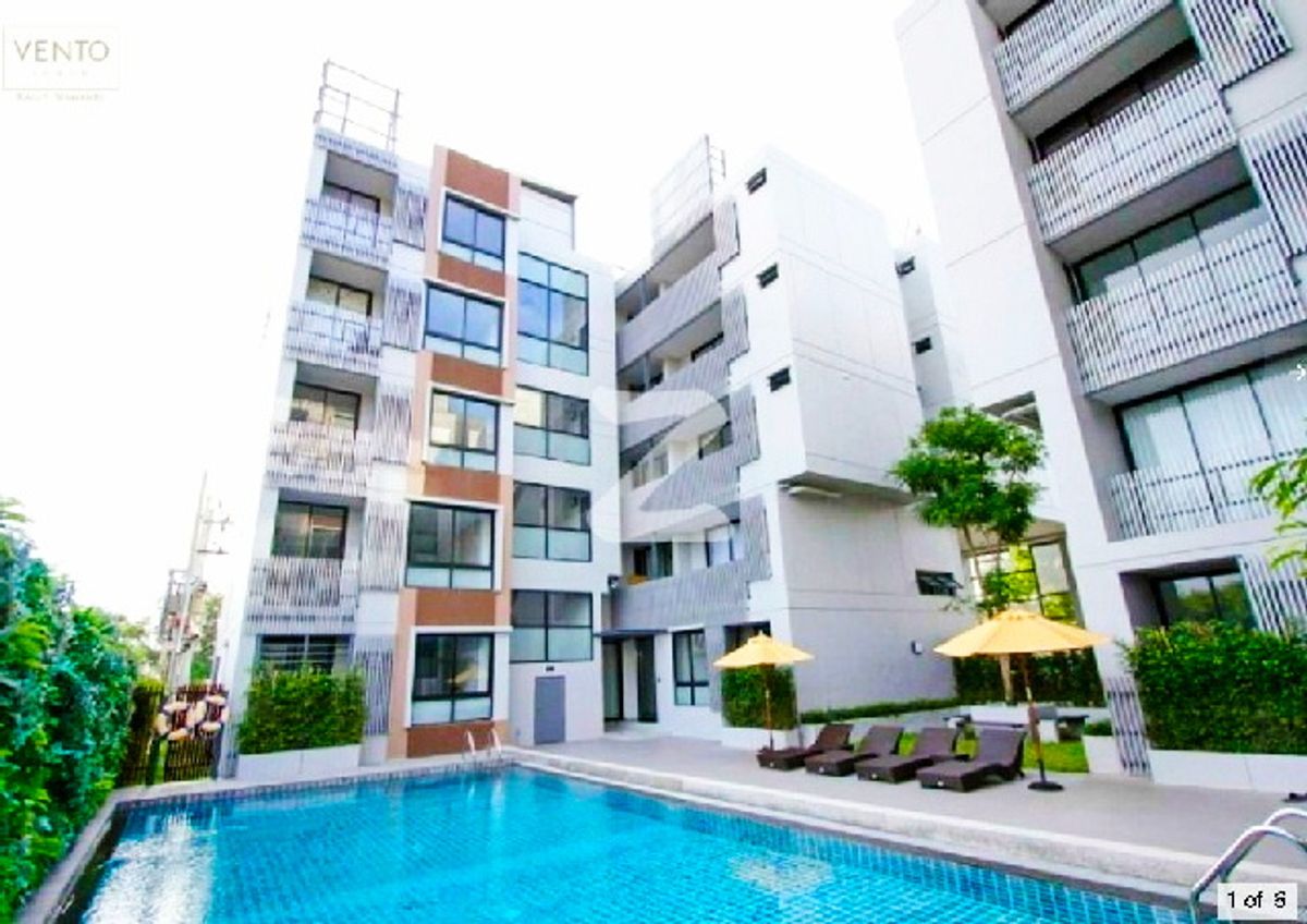 For RentCondoKaset Nawamin,Ladplakao : Fir, 1 electrical appliances. Vento Condo Kaset-Nawamin Soi Sukhonthasawat 2 bedrooms, 44 sq.m., 3rd floor, Building A
