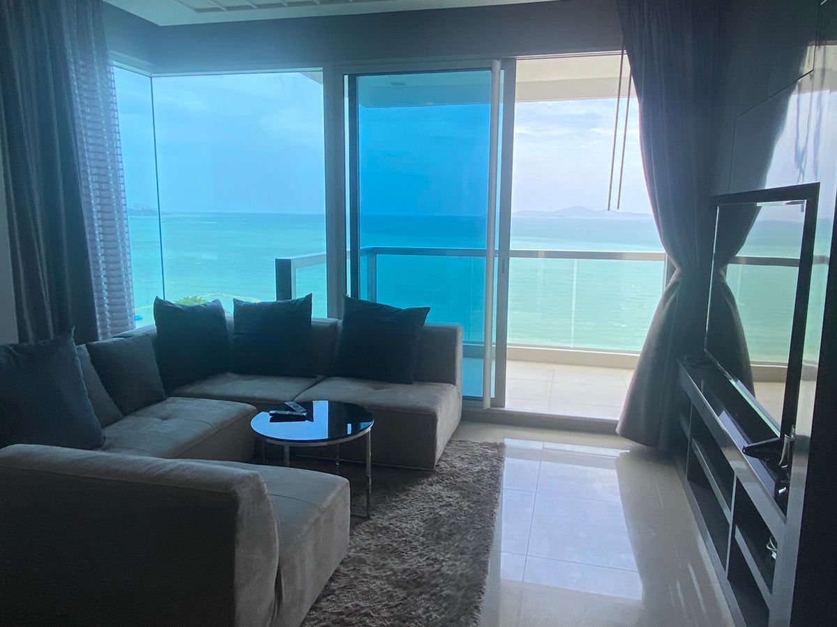 ขายคอนโดพัทยา บางแสน ชลบุรี สัตหีบ : for sale condo the palm wongamt beach front pattaya 2 Bed (S03-2085) 