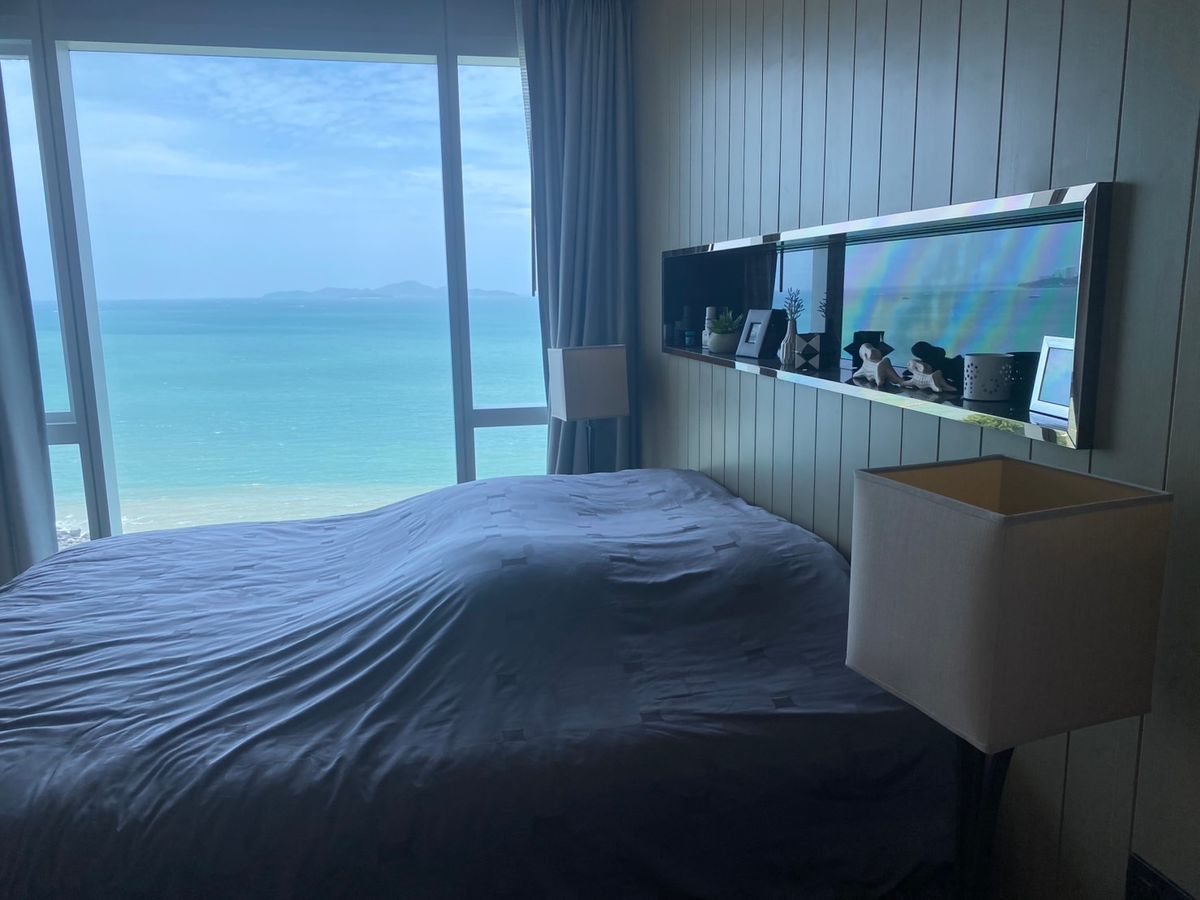 ขายคอนโดพัทยา บางแสน ชลบุรี สัตหีบ : for sale condo the palm wongamt beach front pattaya 2 Bed (S03-2085) 