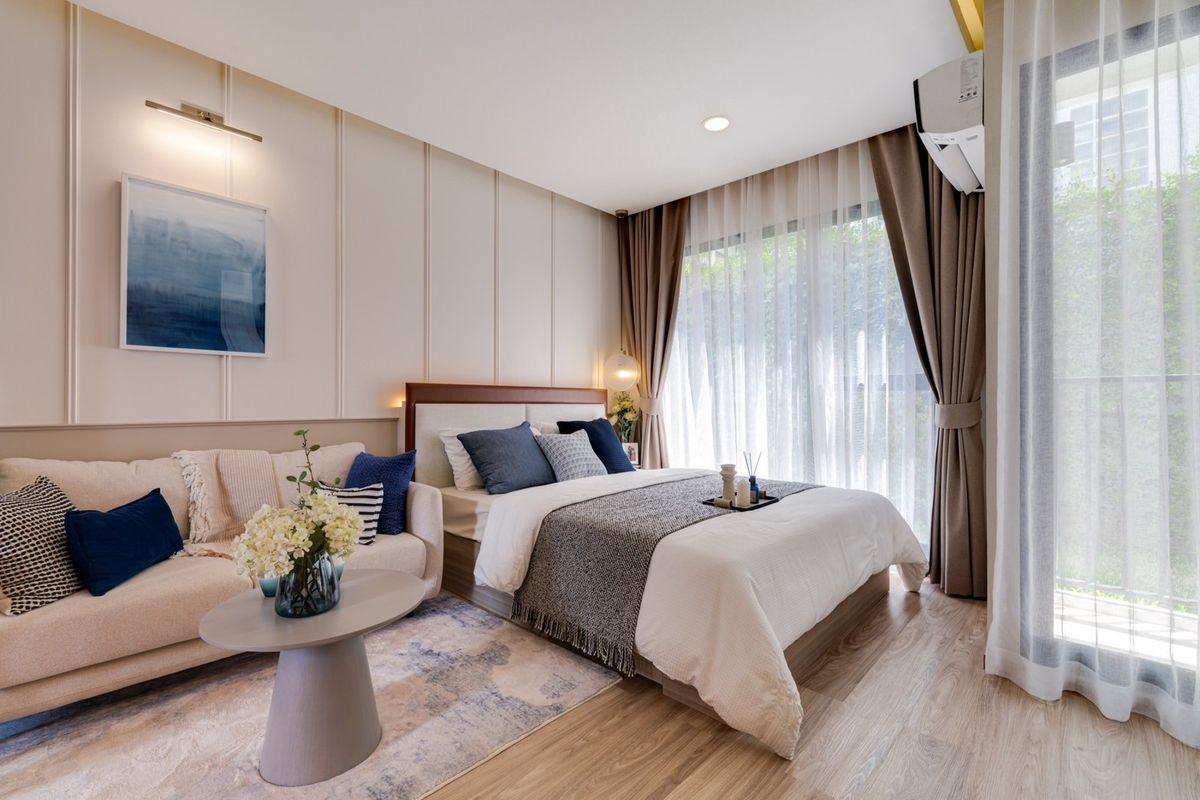 For SaleCondoPattaya, Bangsaen, Chonburi : 𝐒𝐎 𝐎𝐑𝐈𝐆𝐈𝐍 𝐏𝐀𝐓𝐓𝐀𝐘𝐀 *✧･ﾟ 𝑺𝑻𝑼𝑫𝑰𝑶 𝟐𝟒 𝑺𝑸.𝑴. *✧･ﾟ ✧･ﾟ: 🏝️ ⭐ installment payment only 4,900/month ⭐.