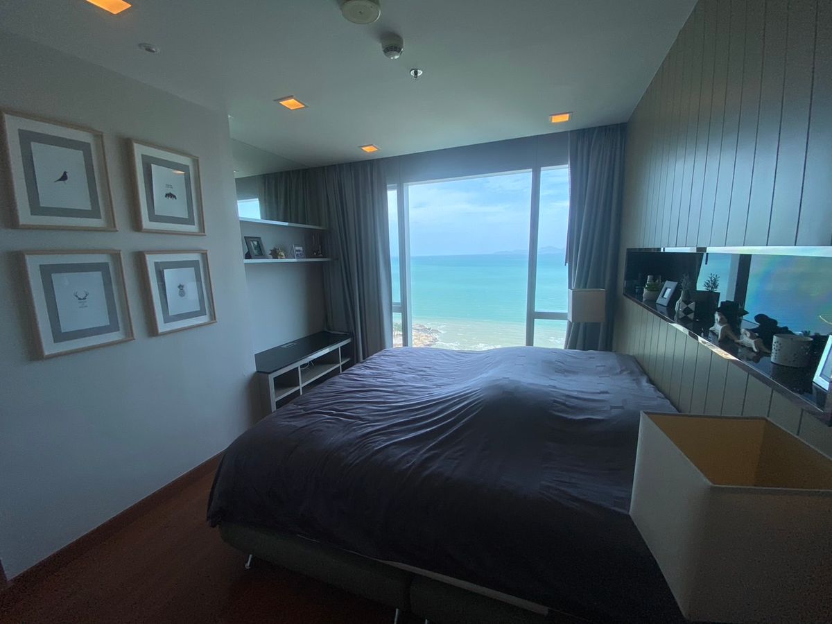 ขายคอนโดพัทยา บางแสน ชลบุรี สัตหีบ : for sale condo the palm wongamt beach front pattaya 2 Bed (S03-2085) 