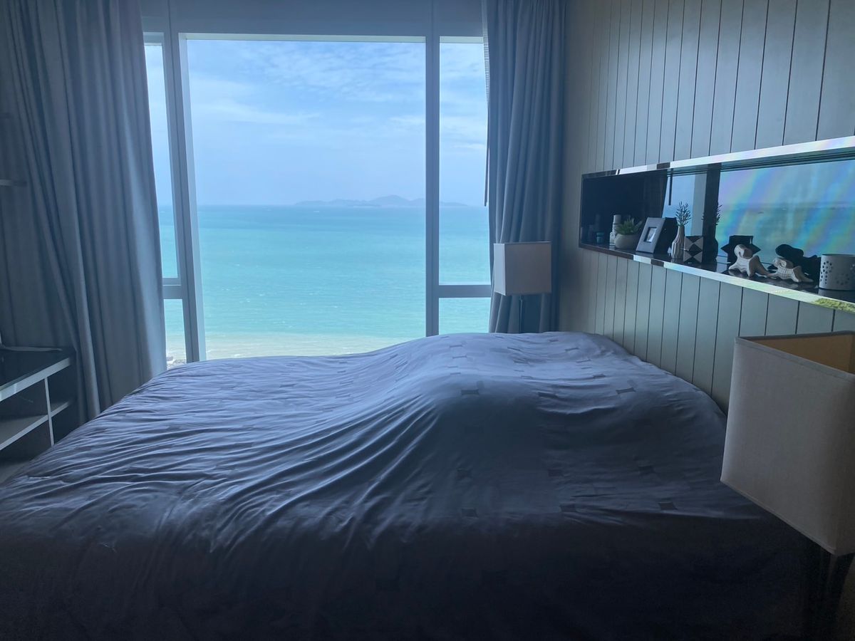 ขายคอนโดพัทยา บางแสน ชลบุรี สัตหีบ : for sale condo the palm wongamt beach front pattaya 2 Bed (S03-2085) 