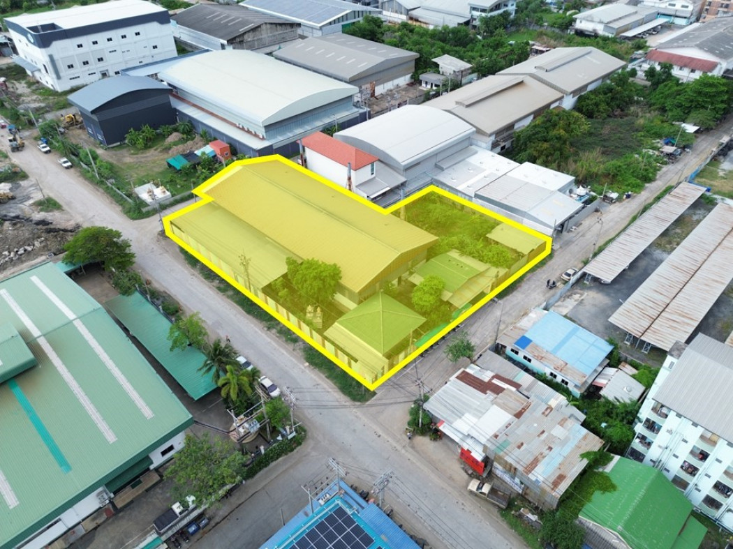 ขายที่ดินสมุทรปราการ สำโรง : ขายที่ดิน พร้อมโรงงานซอยไทยประกัน 25 1 ไร่ 2 งาน ทำโรงงานต่อได้เลย มีใบรง