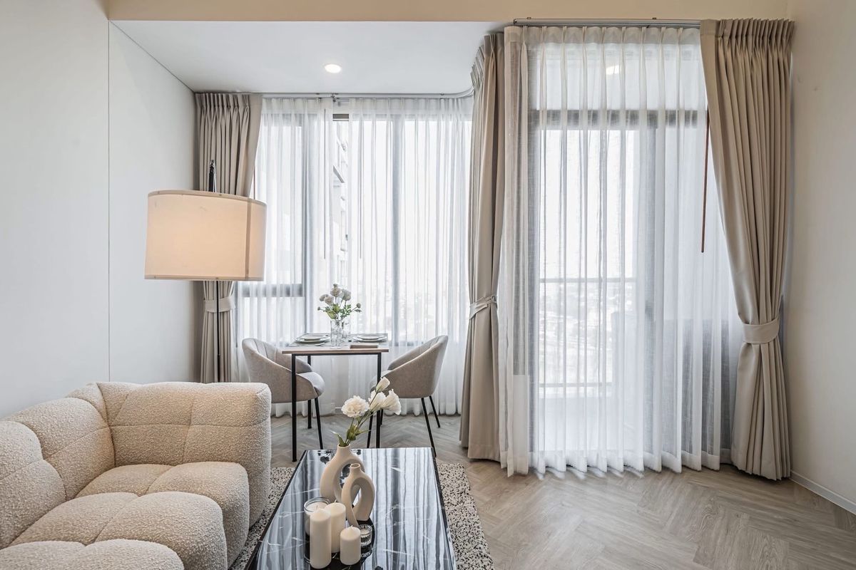 For SaleCondoRama9, Petchburi, RCA : 𝐋𝐚𝐧𝐝𝐦𝐚𝐫𝐤 @𝐌𝐑𝐓 𝐑𝐚𝐦𝐚𝟗 New room, 1 hand, comfortable installments 𝟏𝟏, 𝟎𝟎𝟎/month, do not have to pay down payment Ready Free every fee. Yes, urgent payment.