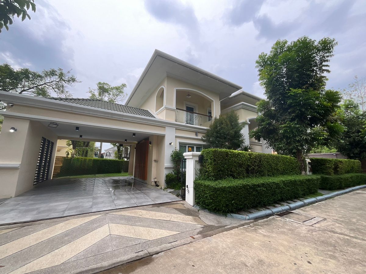 ขายบ้านปิ่นเกล้า จรัญสนิทวงศ์ : Luxury Home 🏡 𝑮𝒐𝒍𝒅𝒆𝒏 𝑯𝒆𝒓𝒊𝒕𝒂𝒈𝒆 𝑹𝒂𝒕𝒄𝒉𝒂𝒑𝒓𝒖𝒆𝒌 เฟส 2  ขนาด 134.6 ตร.ว. ตกแต่งสวยครบ พร้อมอยู่ ทำเลดี ย่านราชพฤกษ์