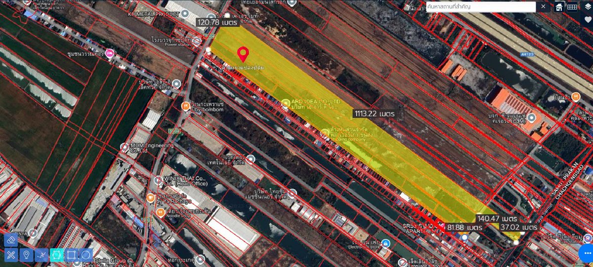 ขายที่ดินสมุทรปราการ สำโรง : ขาย ที่ดิน 77 ไร่ บางบ่อ สมุทรปราการ ผังสีม่วง แปลงใหญ่ ราคาดี ติดถนน 2 ด้าน ใกล้นิคมเวลโกรล และนิคมใหม่ อารยะ ย่านบางบ่อ เหมาะประกอบกิจการอุตสาหกรรม 