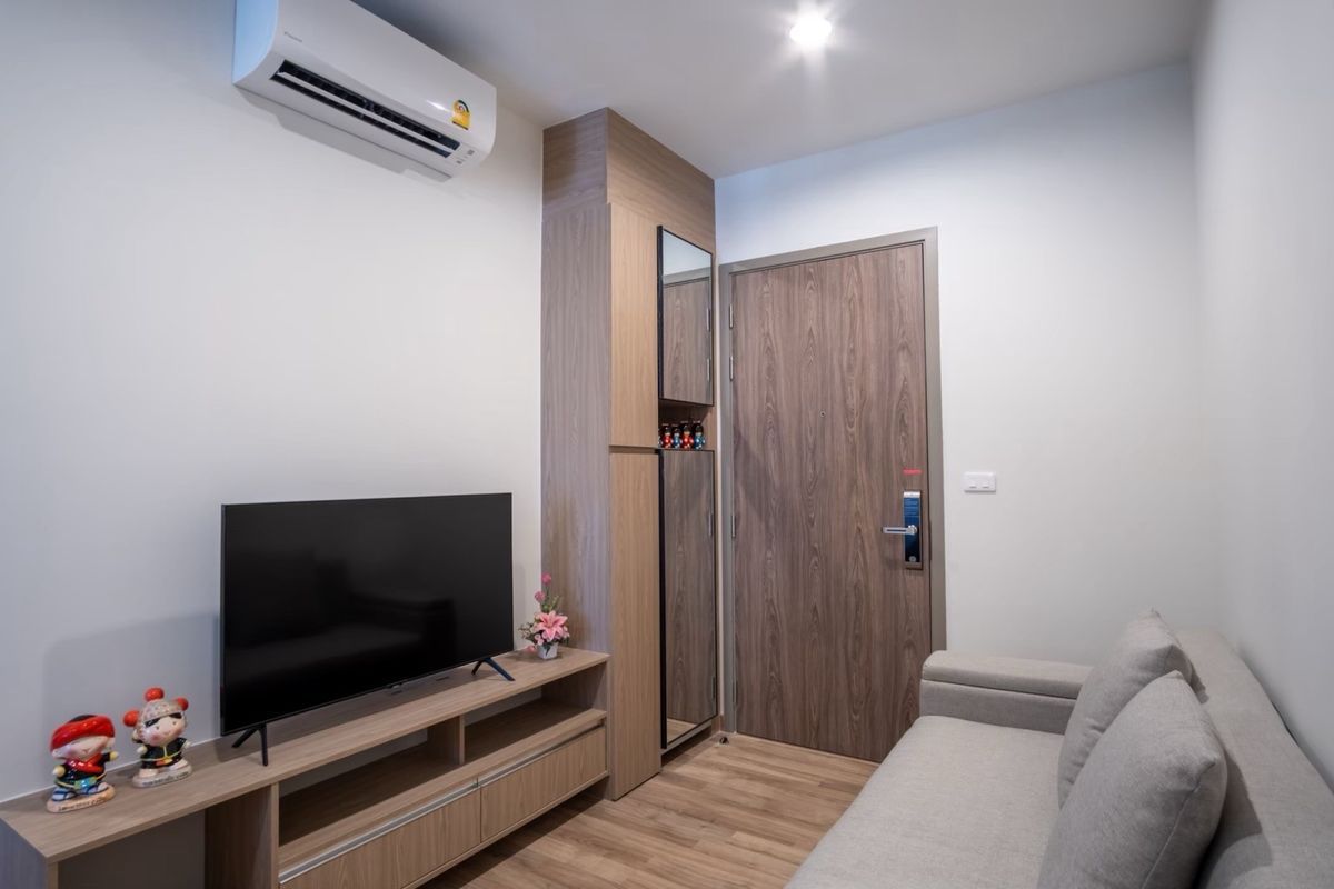 For RentCondoBangna, Bearing, Lasalle : For rent 📍Niche Mono Sukhumvit - Bearing 📍 Fully furnished and electric appliances, near BTS Bearing