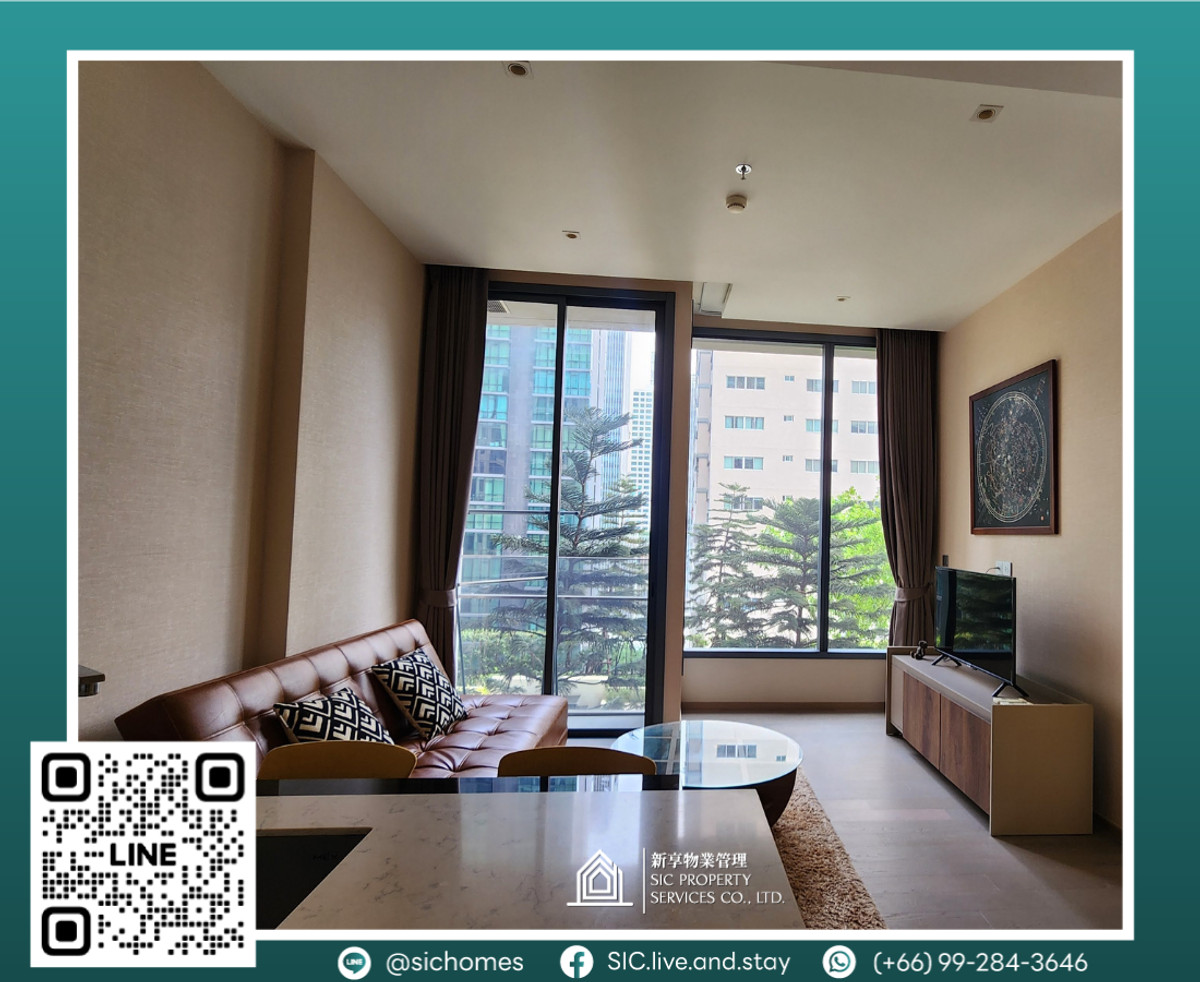 ให้เช่าคอนโดสุขุมวิท อโศก ทองหล่อ : คอนโดให้เช่า 🌟The Esse Asoke🌟  1 ห้องนอน ขนาด 46 sqm  ใกล้ มศว ห้องวิวสวยมากกก😍