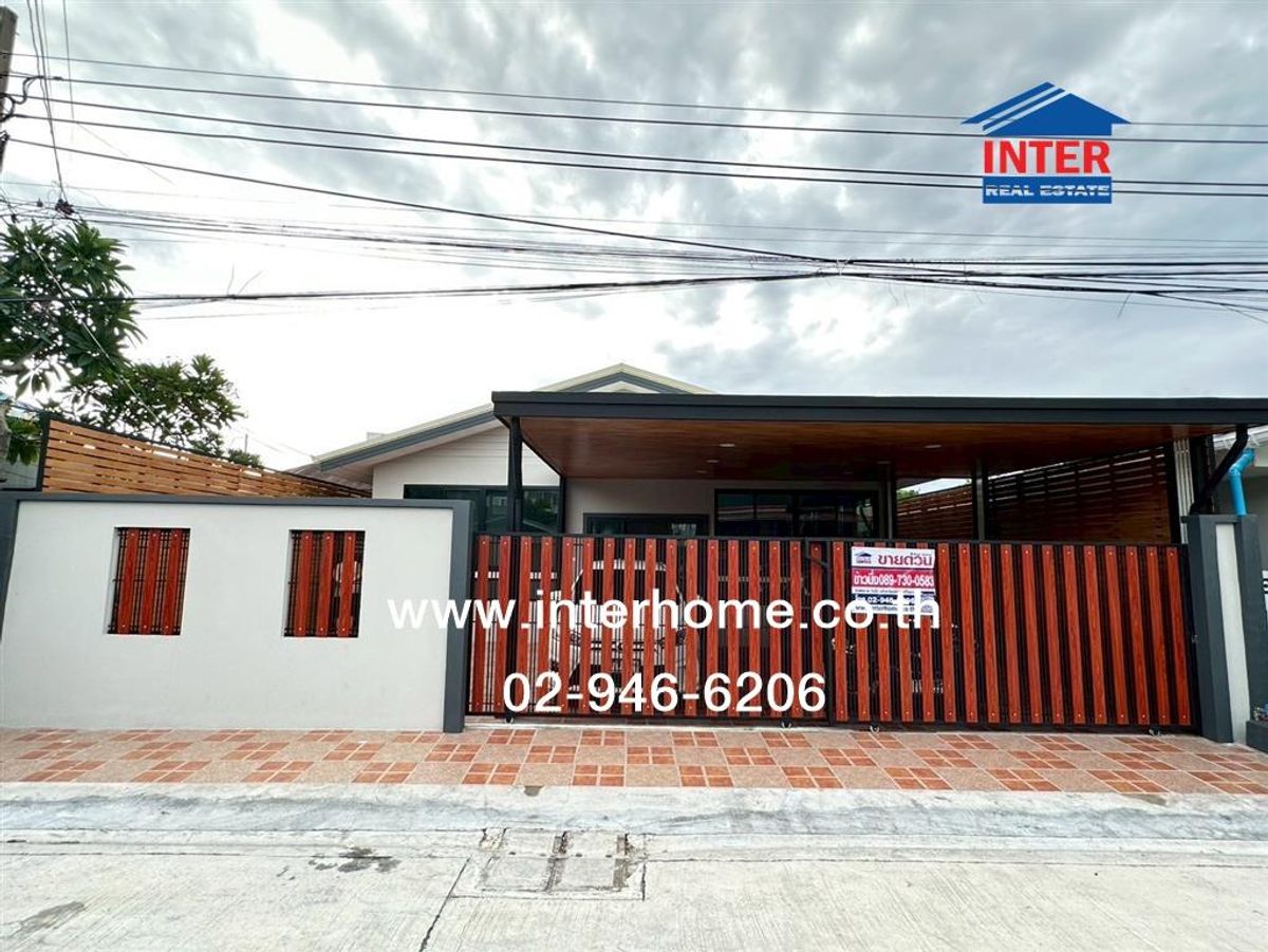 ขายบ้านสมุทรปราการ สำโรง : บ้านเดี่ยว 1 ชั้น 49 ตร.ว. หมู่บ้านสมเด็จประทาน ซอยหนามแดง-บางพลี20 ถนนหนามแดง-บางพลี ถนนศรีนครินทร์ บางพลี สมุทรปราการ