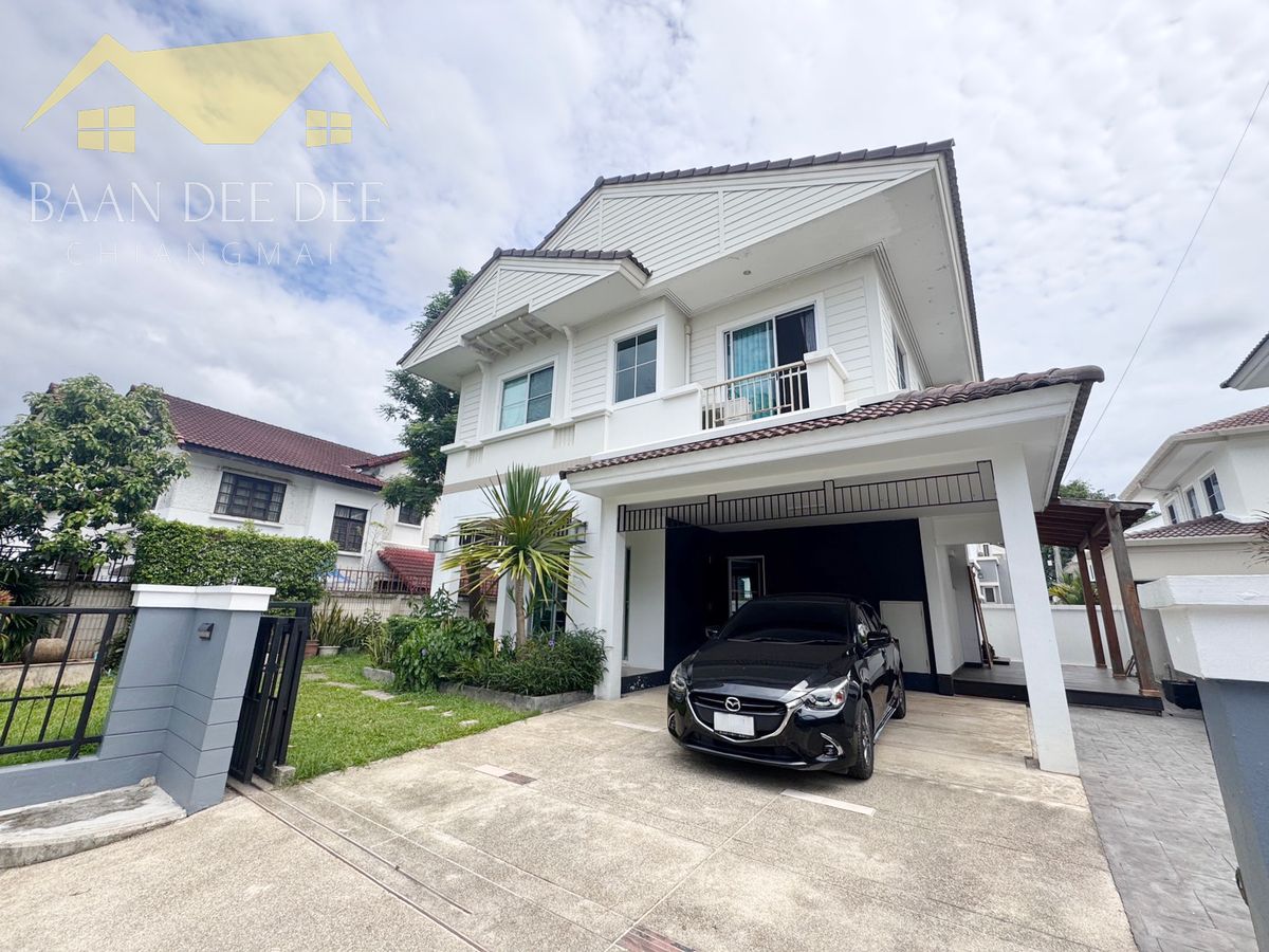 ให้เช่าบ้านเชียงใหม่ : บ้านในโครงการ ให้เช่าเดือนละ 20,000 บาท ใกล้โรงเรียนต้นกล้า No.11H572