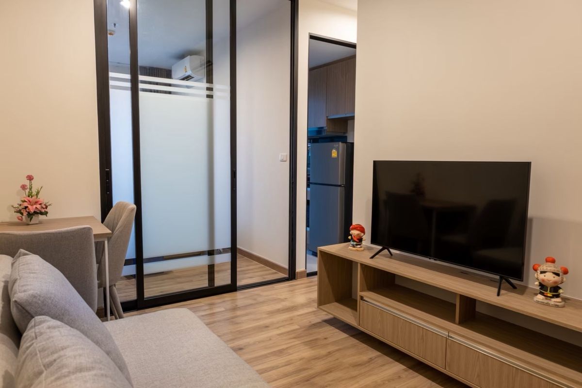 For RentCondoBangna, Bearing, Lasalle : For rent 📍Niche Mono Sukhumvit - Bearing 📍 Fully furnished and electric appliances, near BTS Bearing