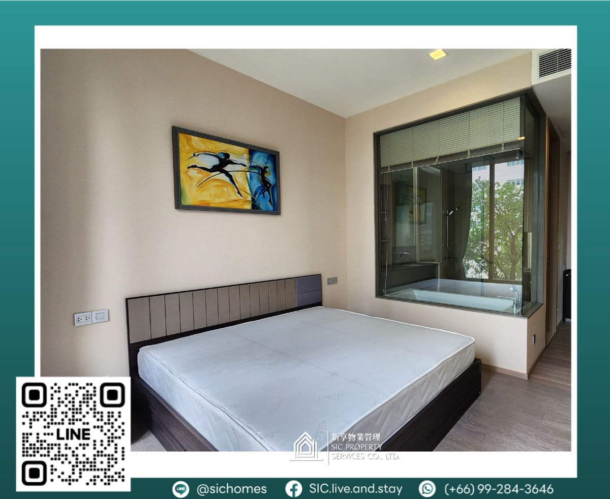 ให้เช่าคอนโดสุขุมวิท อโศก ทองหล่อ : คอนโดให้เช่า 🌟The Esse Asoke🌟  1 ห้องนอน ขนาด 46 sqm  ใกล้ มศว ห้องวิวสวยมากกก😍