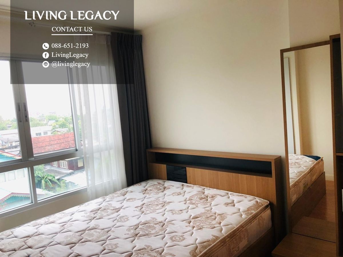 For RentCondo : SJ4F23 ให้เช่าคอนโด Lumpini Ville Phatthanakan - New Phetchaburi 26 ตร.ม. ชั้น 4 ตึก D2 line id : @livinglegacy