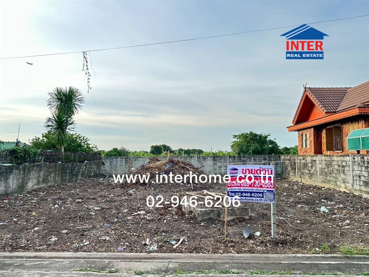 For SaleLandMin Buri, Romklao : 63 square wah of land, Supalai Lake 3 Village Soi Khum Klao 14, Khum Klao Road, Chao Khun Military Road, Min Buri District, Bangkok